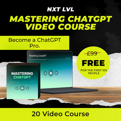 Mastering Chat GPT Video & Audio Course